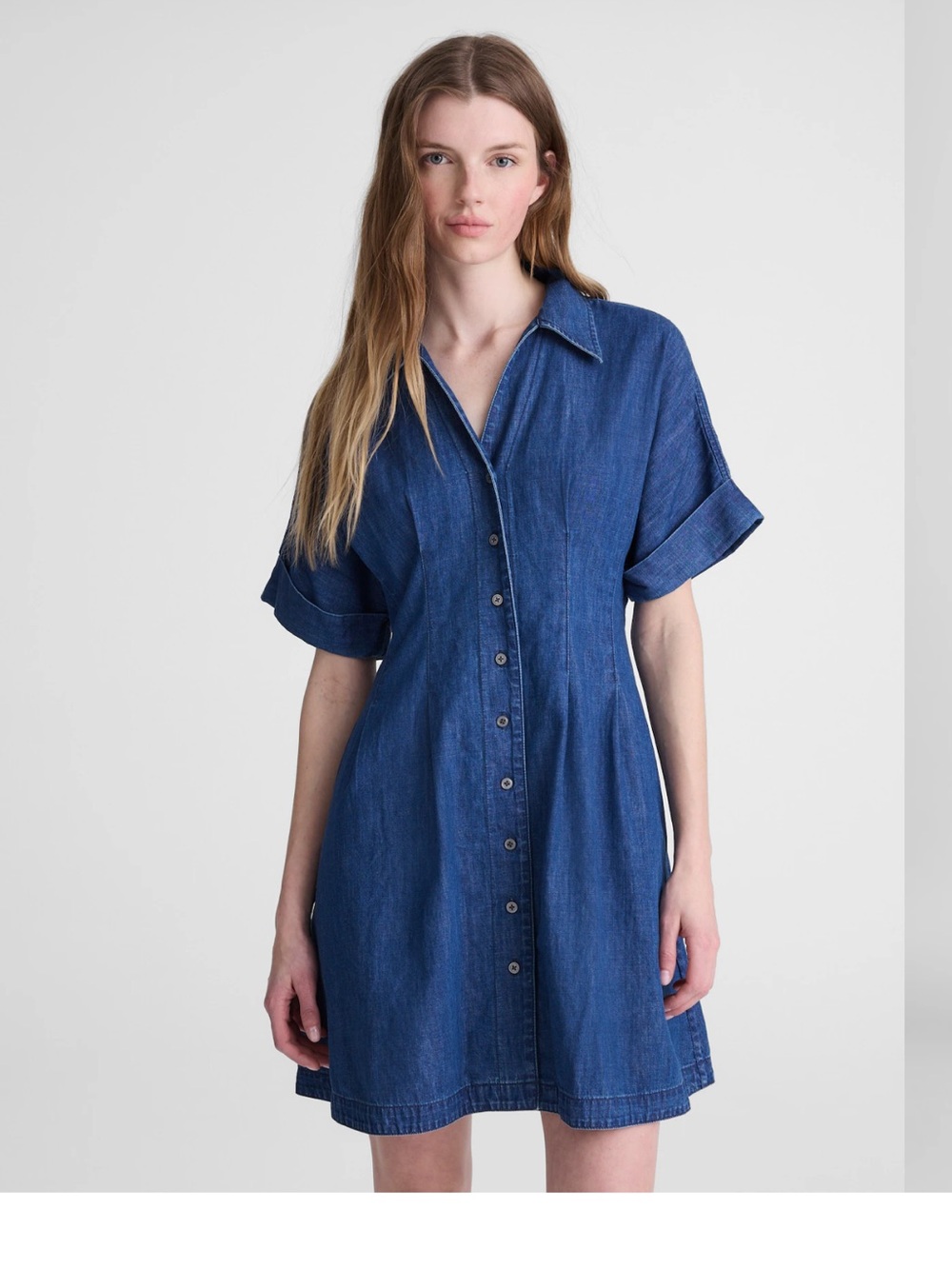 Madewell Perry Denim Shirtdress size Small NWT